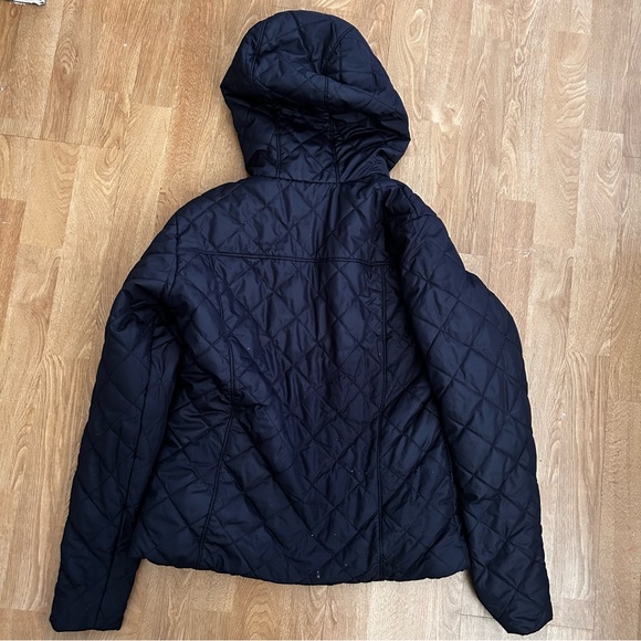 Columbia woman’s navy blue warm soft cozy insulation puffer jacket w hood - Picture 9 of 9